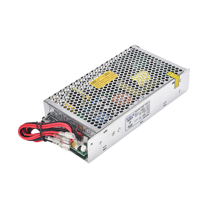 SC-180W 系列 單輸出帶電池充電功能(UPS)開關電源